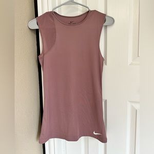Nike Dri Fit Tank. Mauve/ Rose pink color. XS. Mesh Shoulder